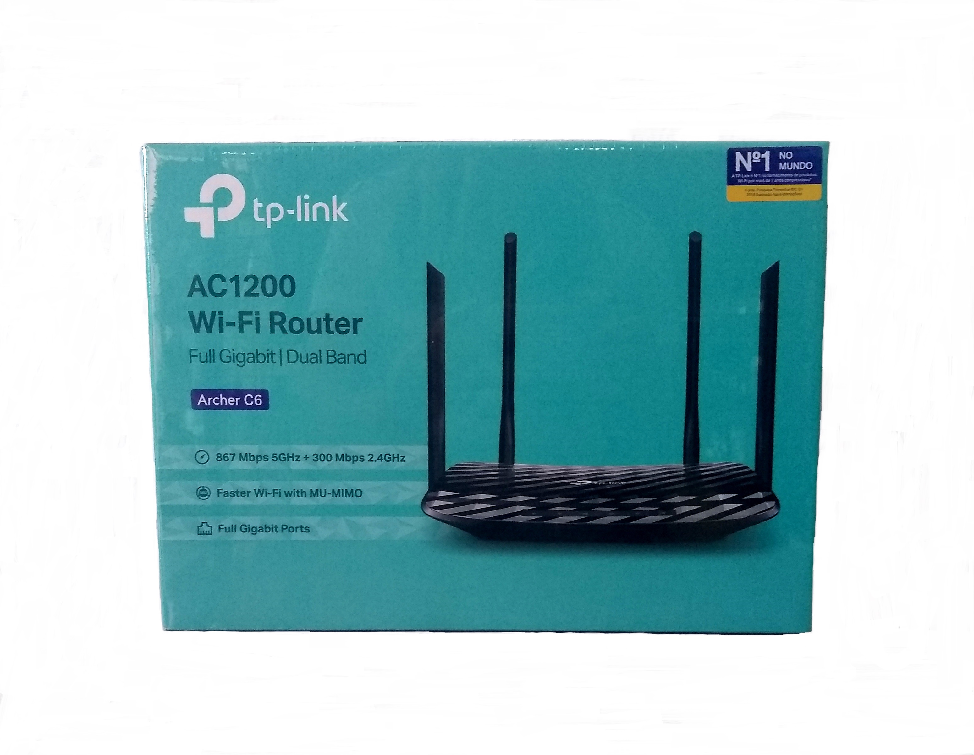 Roteador Tp Link Gigabit Dual Band Ac10 Archer C6 Roma Informatica Loja Virtual Bauru Sp